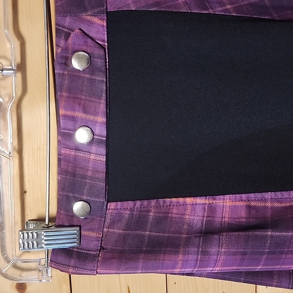 Romwe Skirt Plaid Size Large NWT - Picture 3 of 7